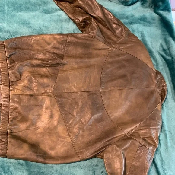 Vintage 80s Talk of the Walk genuine leather Women’s Jacket L - Picture 6 of 9